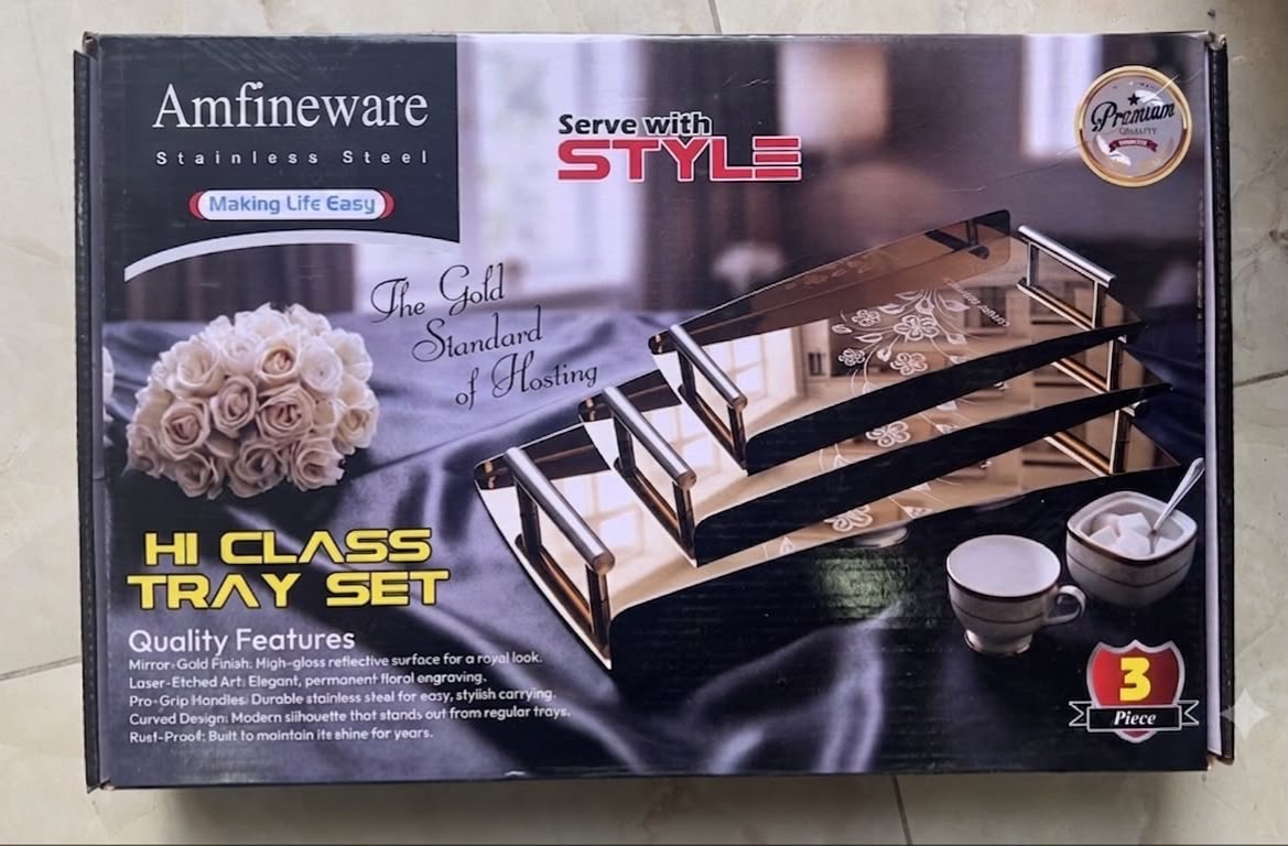 Hi Class Tray Set 3-Piece